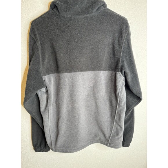 Columbia Men’s M Gray Full-Zip Fleece Jacket Outdoor Hiking Camping Layering - Picture 3 of 16